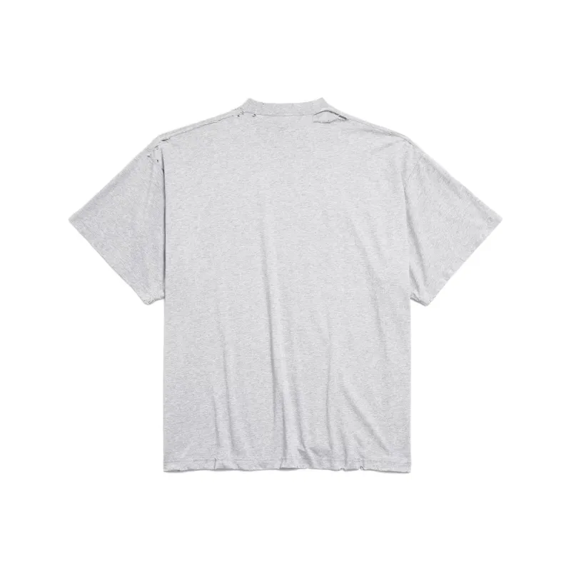 Balenciaga T Shirt Loose Fit Men's Gray-1
