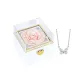 White Rose+Butterfly Light Necklace