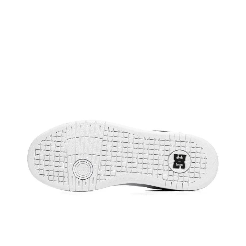 DC Shoes Coverage Slip Resistant, Abrasion Resistant, Height Increasing Low Top Skateboard Shoes Unisex White/Black-4
