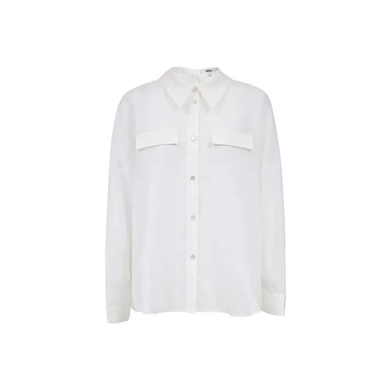 ONLY Shirt Women's S12 Bright Cream White-0