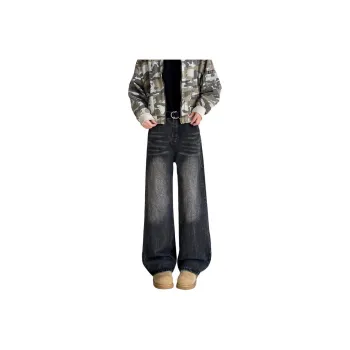 Struggle Vintage95 Jeans Unisex Black Gray