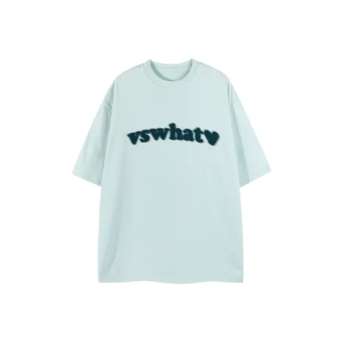 VS WHAT Drop Shoulder Sleeve T Shirt Unisex