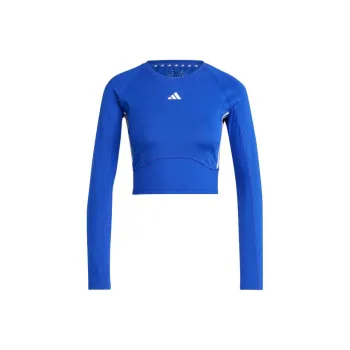 Adidas Free Shipping With AdiClub Train Essentials Material Mix Long Sleeve Top