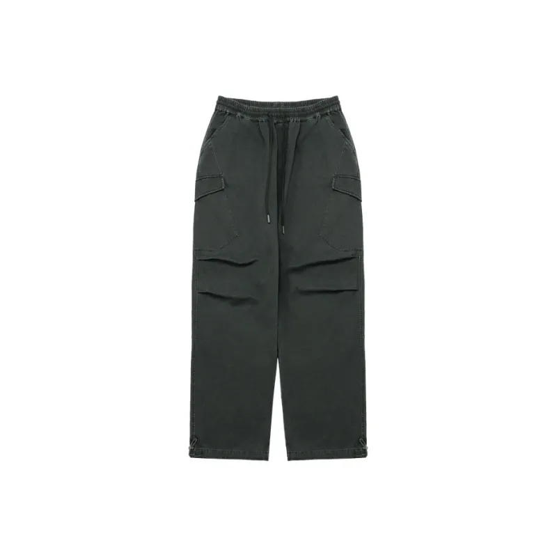 LUJIAMEN Casual Pants Unisex Dark Gray-0