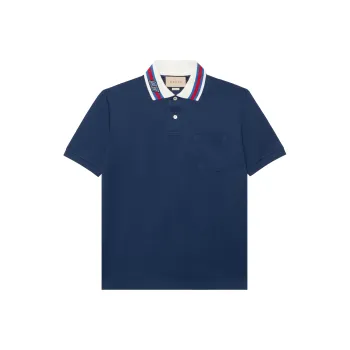 GUCCI 2024 Early Spring Collection T Shirt Men's Blue