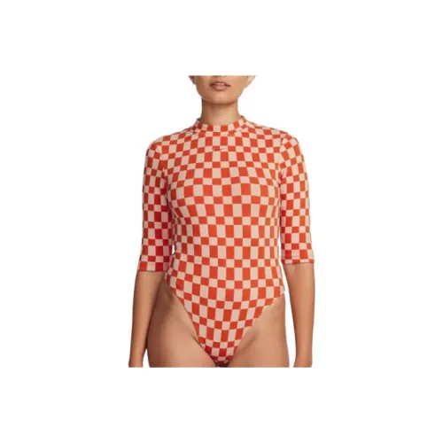 Nike SS24 Jumpsuit Women's Orange Red