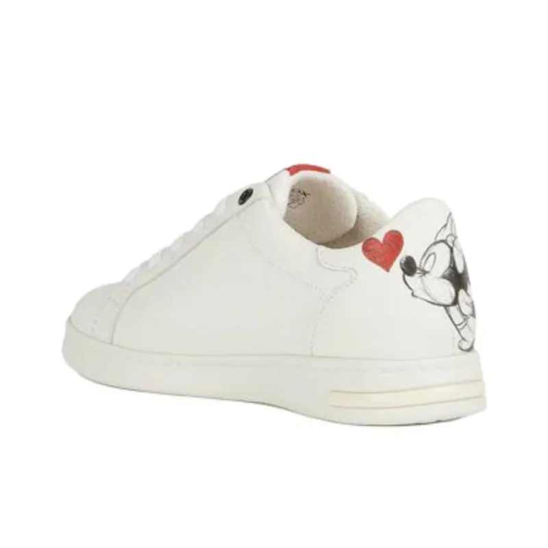 Disney x GEOX Jaysen Low Top Skateboard Shoes Women's White-2