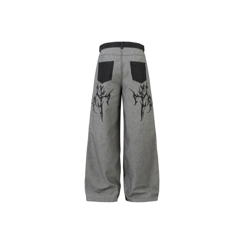 TREND ST Jeans Unisex Gray-1