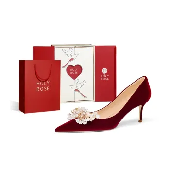 Holy Rose Slim Heel High Heels Women's Red