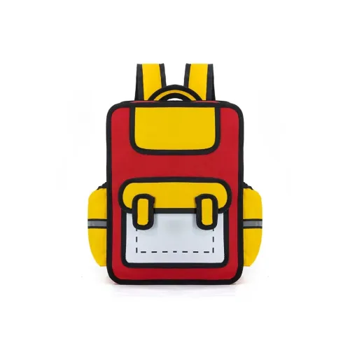 ZUOFEIFAN Nylon Fabric Backpack Regular Kids' Red/Blue