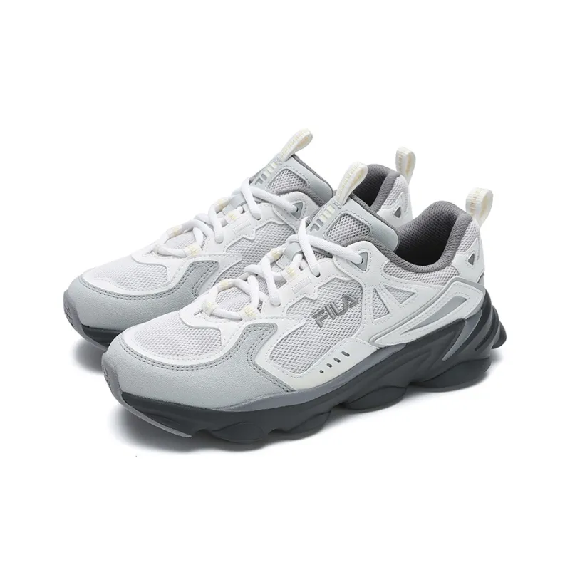 FILA SKIPPER 1S Captain 1S Slip Resistant, Abrasion Resistant, Breathable Low Top Casual Shoes Women's Gray White-2