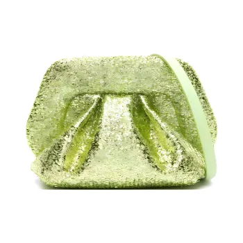 THEMOIRE GEA Polyester Blend With Polyurethane Crossbody Clutch Mini Women's Light Green