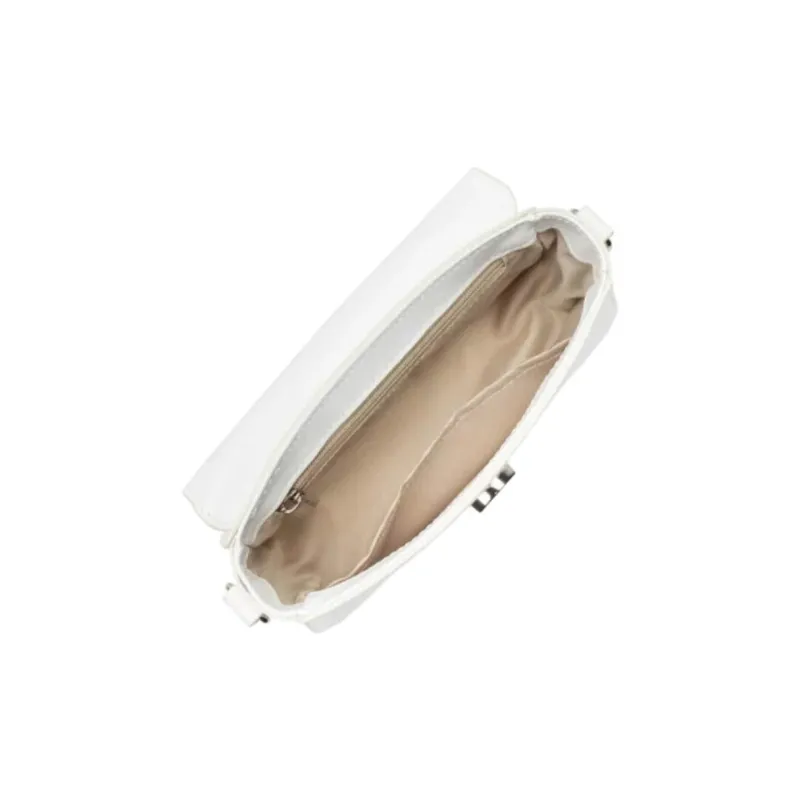 Lancaster Cow Leather Shoulder Bag Women's White-2