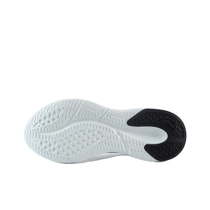 Anta Variety Training Collection Anti Slip Wear Resistant Low Top Casual Running Shoes Men's Papyrus White Black-4