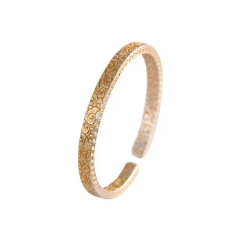 LIUXIN 999 Fine Silver Bangles Women's