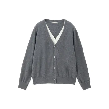 UNIQLO Knitwear Women's Gray & White