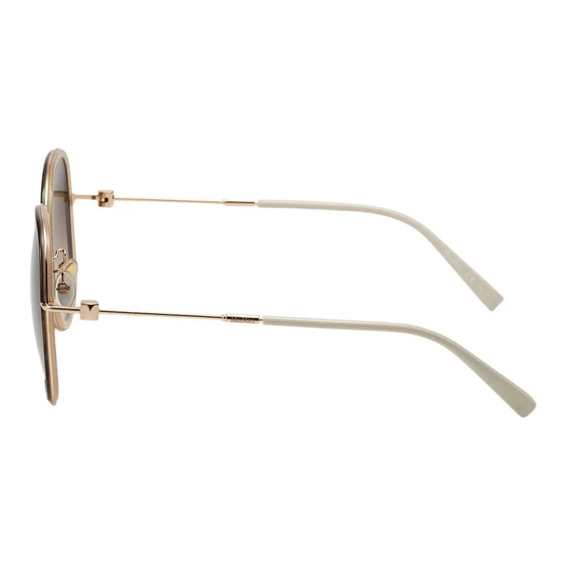 MaxMara Metal Butterfly Sunglasses Unisex Brown-2