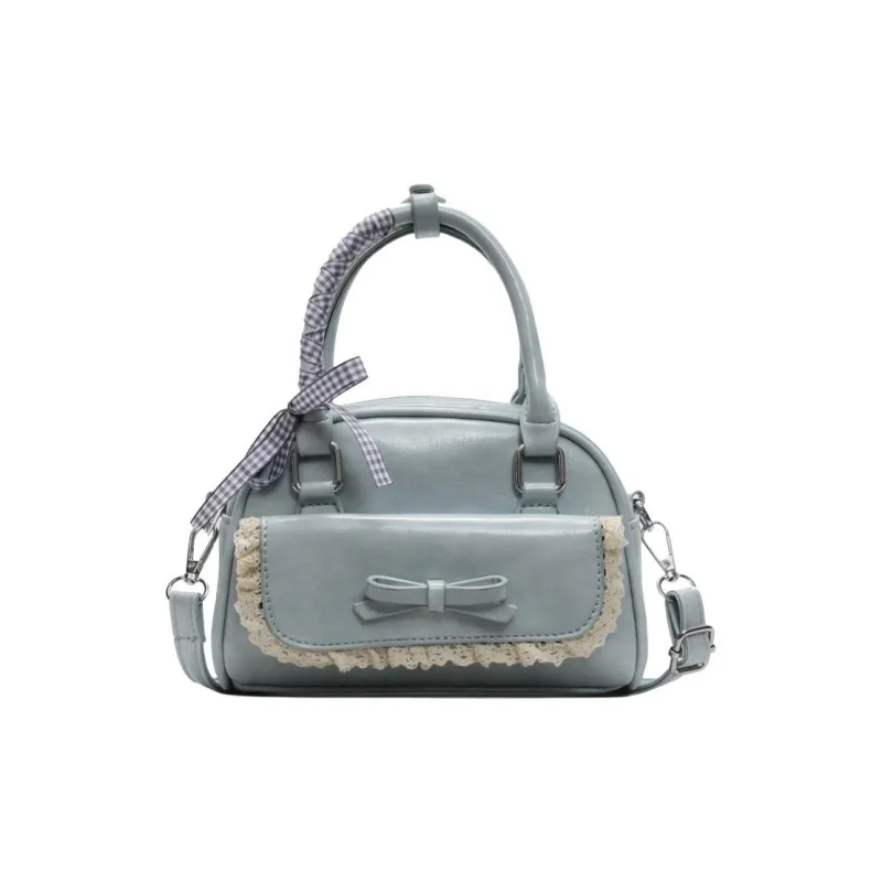 SEVENMOONS PU One Shoulder Handbag Regular Women's Ecru/Black/Blue/Pink-6