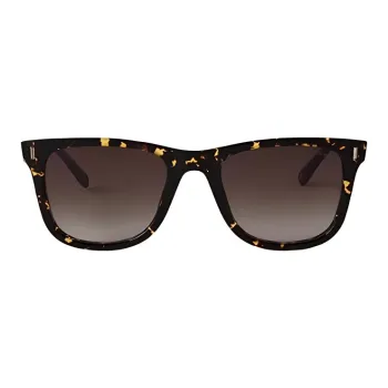 Mulberry Resin Acetate Square Sunglasses Women's Tortoiseshell