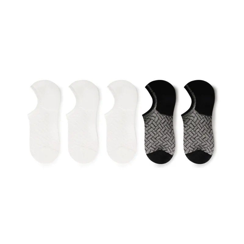 Primeet No Show Socks Men's 5 Pack-4