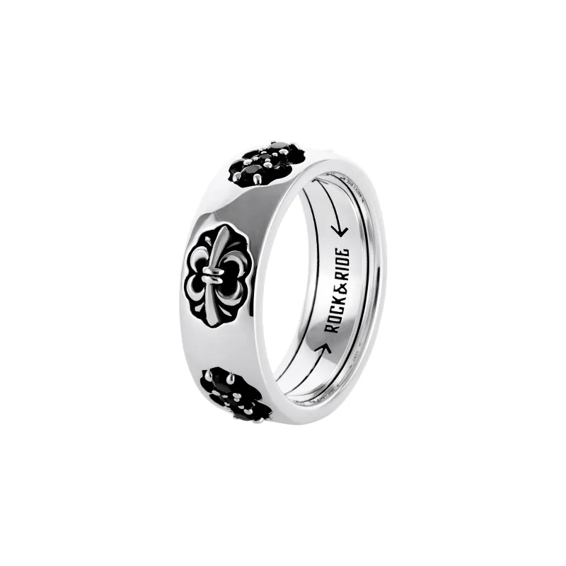 ROCK&RIDE 925 Sterling Silver Rings Men's-1