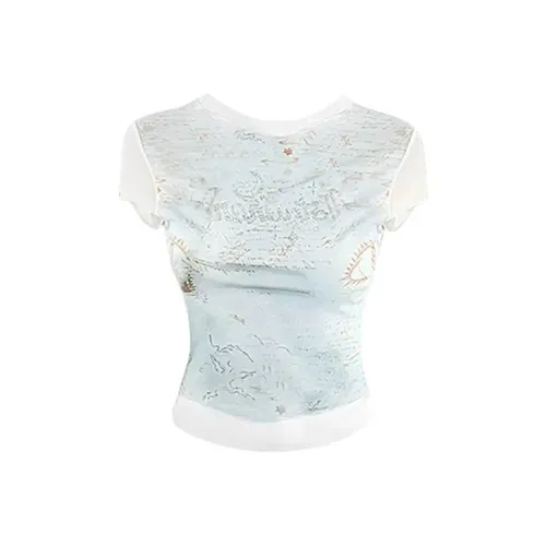SISC T Shirts Women's Blue