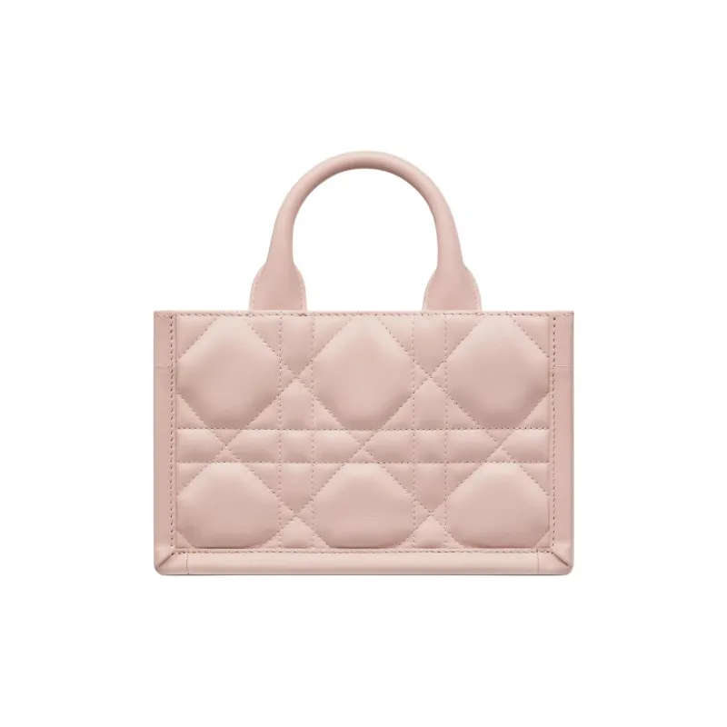 DIOR BookTote Cow Leather Tote Bag, Shopping Bag, Shoulder Bag, Handbag Mini Women's Rouge Pink-2