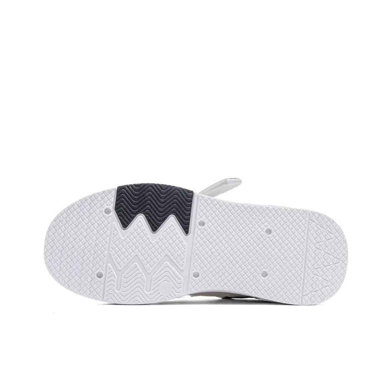 Warrior Abrasion Resistant Breathable Height Increasing Low Top Skateboard Shoes Women's Greige Black-5