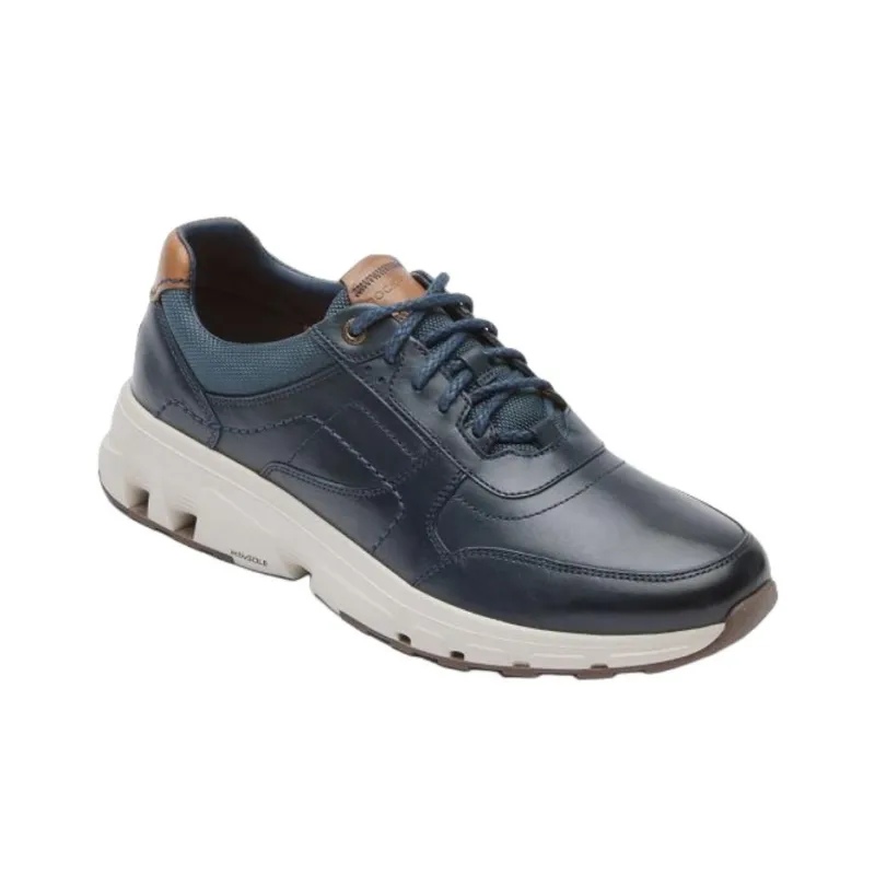 ROCKPORT WORLD TOUR Abrasion Resistant Low Top Casual Shoes Men's Marine Blue-2