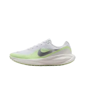 Nike REVOLUTION 8 Anti Slip Wear Resistant Low Top Running Shoes Women's White Green