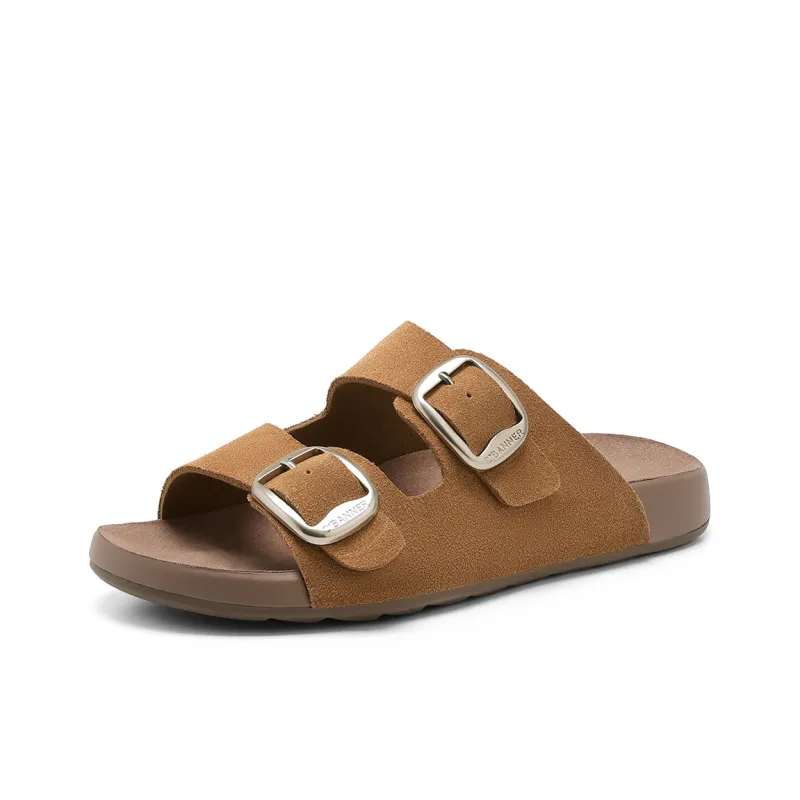 C°BANNER Rubber Sole Abrasion Resistant Slip Resistant Slide Slippers Women's-11