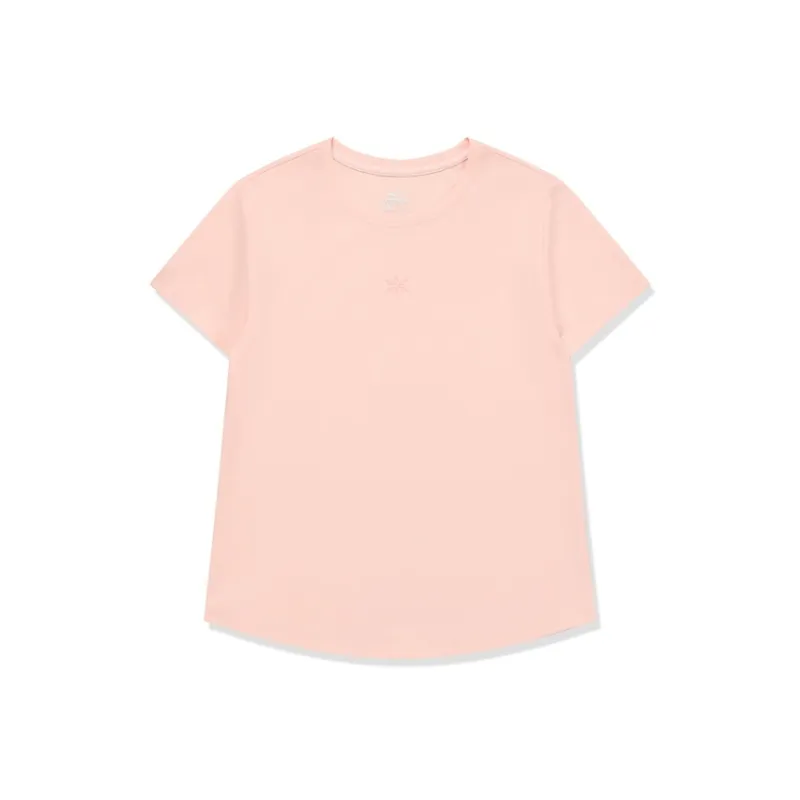 Erke T Shirt Women's Light Pink Orange-0