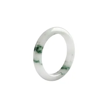 Cuiya Golden Building Glutinous Jade Jadeite Rings Unisex