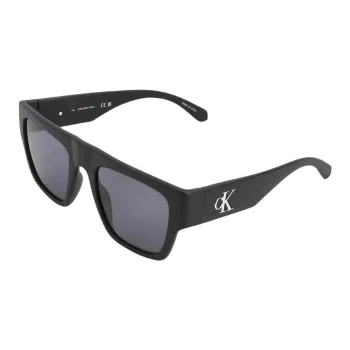 CALVIN KLEIN Plastic Irregular Shape Sunglasses Unisex Black