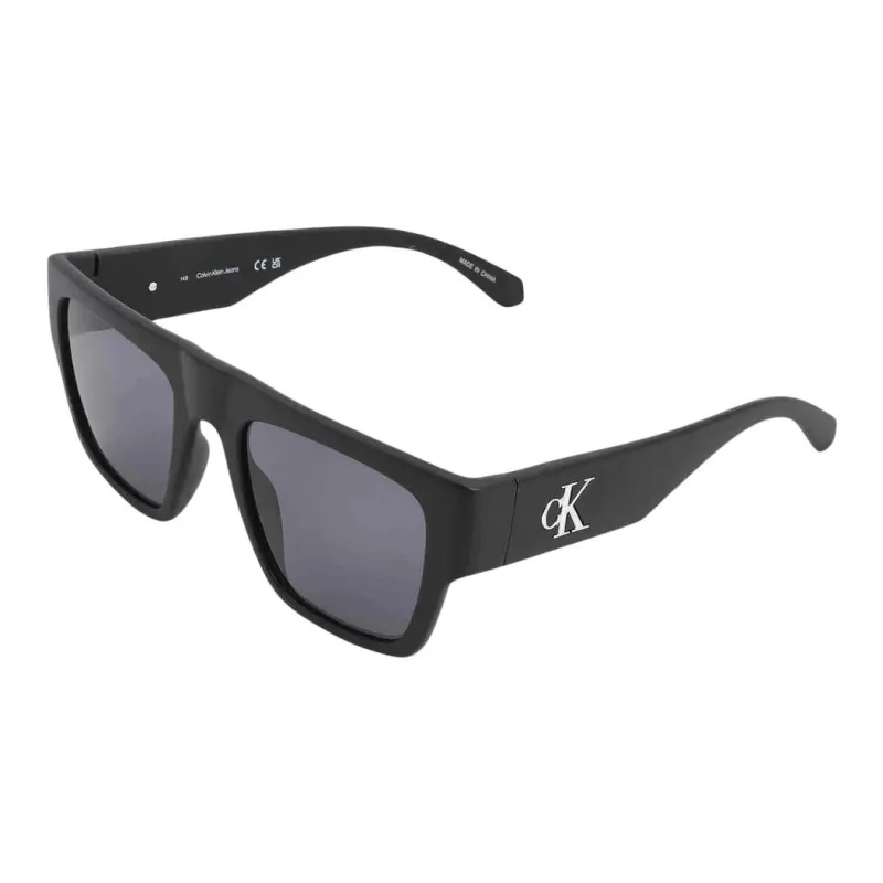 CALVIN KLEIN Plastic Irregular Shape Sunglasses Unisex Black-0