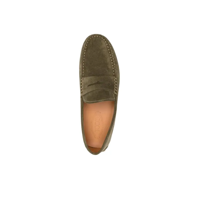 TOD'S Gommino Loafers Men's Green-2