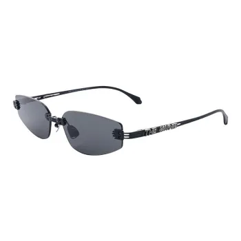 THE OWNER Β Titanium Rectangular Sunglasses Unisex