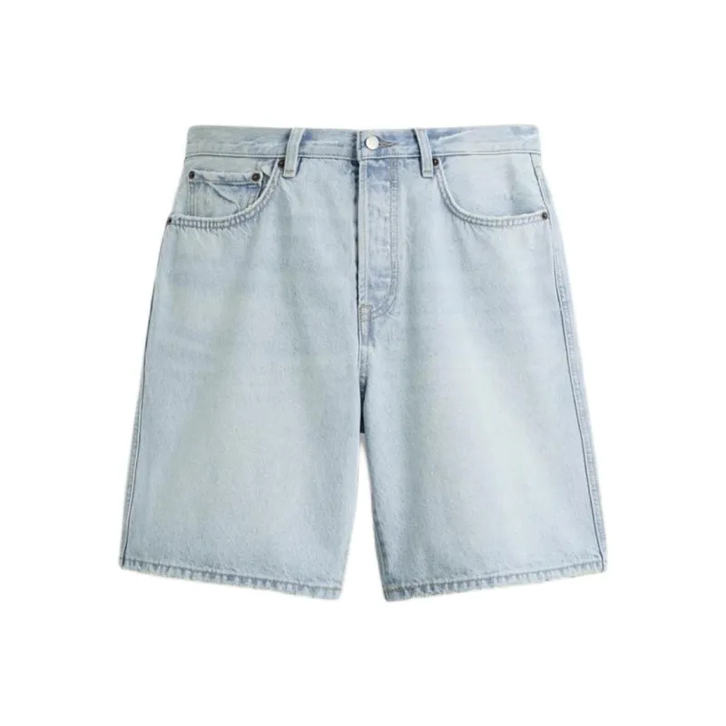 ZARA Denim Shorts Men's Light Blue-0