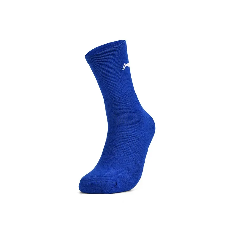 LiNing Mid Calf Socks Unisex 1 Pack Navy-1