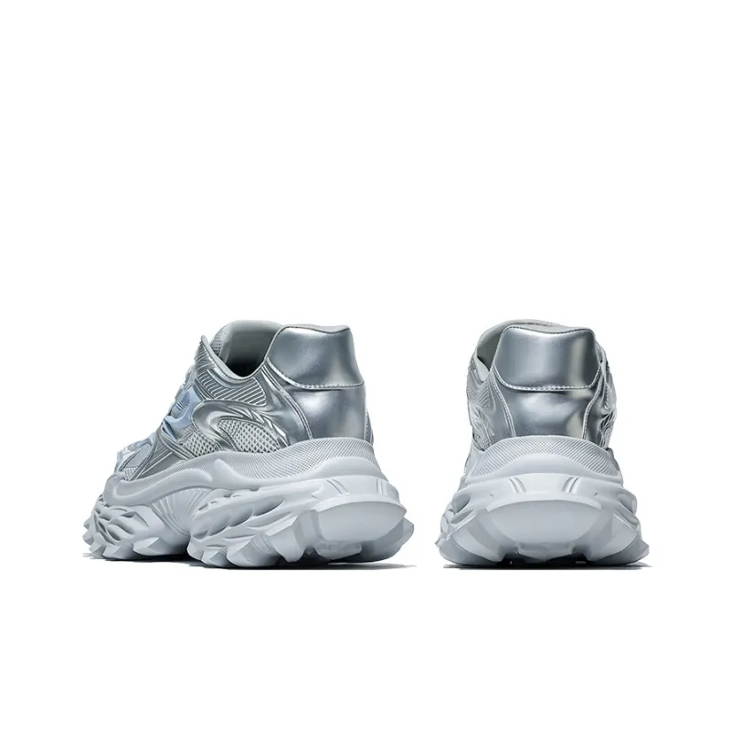 MOERBAI Lava Series Breathable Height Increase Low Top Chunky Sneakers Men's-14