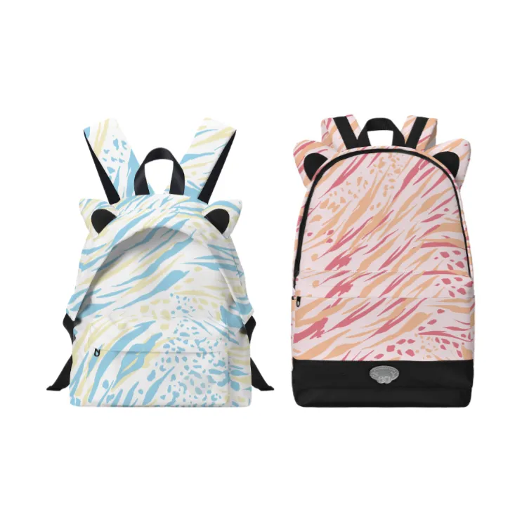 SOOY Polyester Backpack Regular Women's Flowing Cloud Blue-8