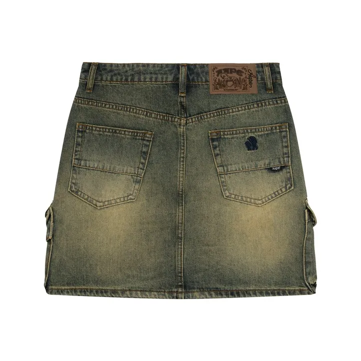 Aape Denim Short Skirts Women's Blue BLD-1