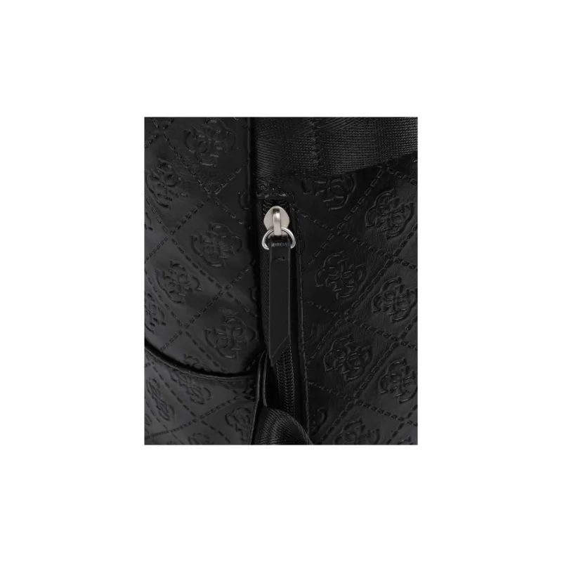 GUESS Artificial Leather Backpack Men's Black-4