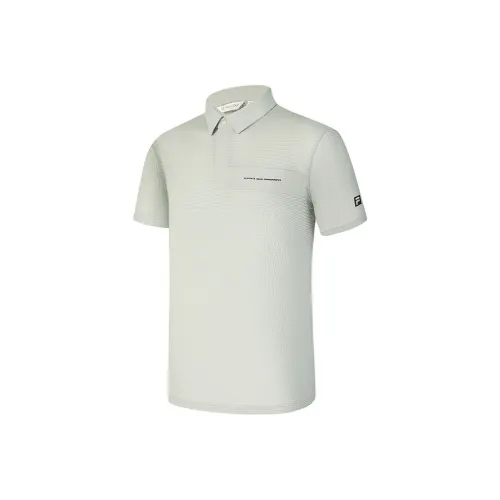 FILA Golf Series Polo Shirt Men
s Storm Gray GY