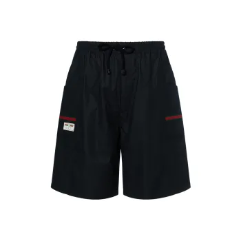 GUCCI Web embellished Knee length Shorts