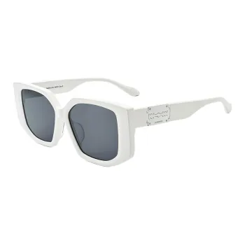 THE OWNER Plate Frame Irregular Shape Sunglasses Unisex