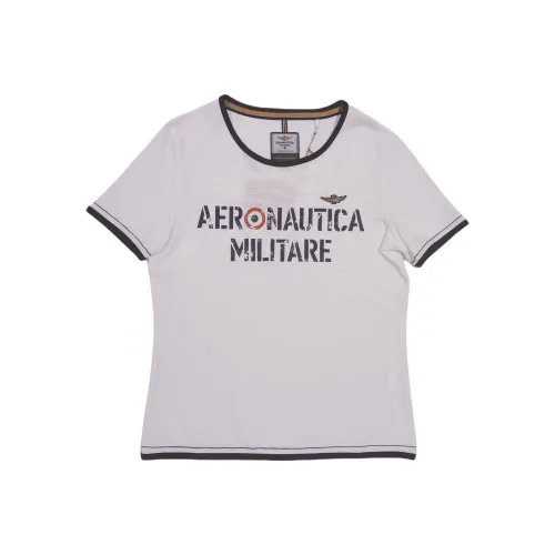 AERONAUTICA MILITARE 화이트 여성 티셔츠