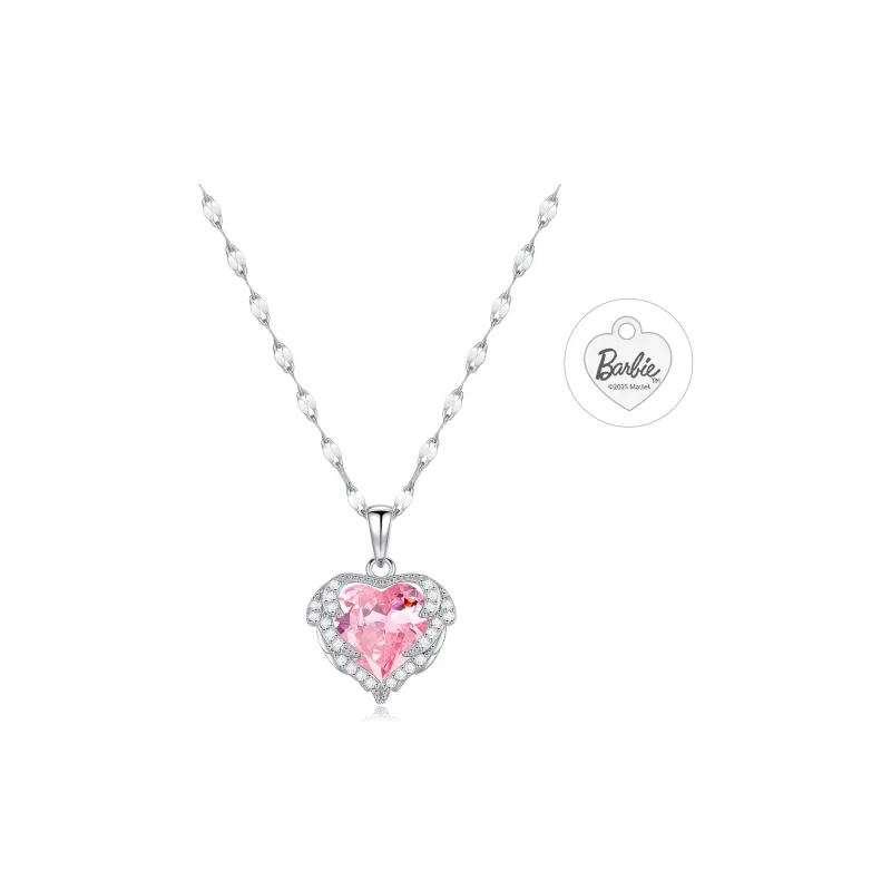 Barbie Princess S999 Fine Silver Necklaces Women's Silver-0