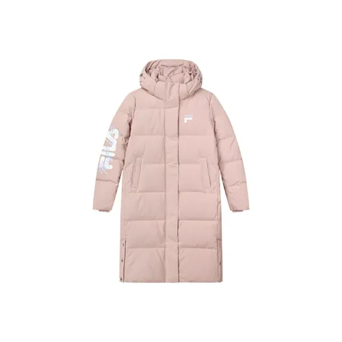 FILA Down Jackets Women's dark Plum Pink