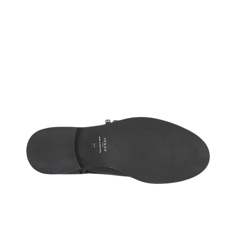JONAK Dhavlen Cuir Ankle Boots Women's Black-5